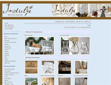 Tablet Screenshot of indulgedecor.com